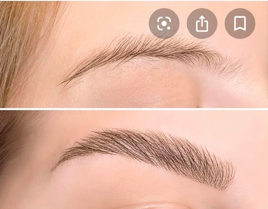 Augenbrauen vorher nachher