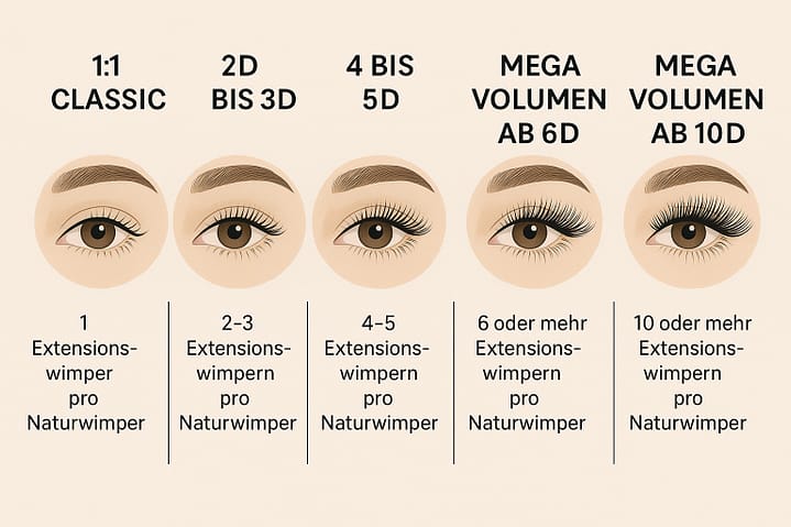 Wimpernverlängerung Dresden Infografik Wimpernverlängerung Dresden Infografik