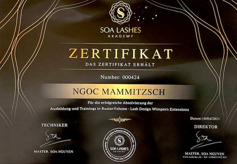 Wimpernverlängerung Russian Volume